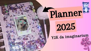 Planner 2025 de discos Y2K com glitter da imaginarium [upl. by Ares]