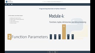 PCAP  Programming Essentials in Python Module 4 Functions  Part2 [upl. by Idahs397]