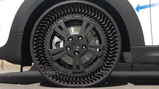 Michelin Introduce Puncture Proof Airless Tire [upl. by Michelle]