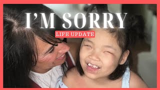 IM SORRY  Life Update Day In The Life Special Needs Mom [upl. by Miguelita]