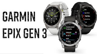 Garmin Epix Gen 3  Release Date And Price 2024 TOP 10 features 🤔🤔 [upl. by Esnahc513]