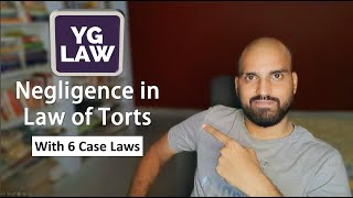 Tort of Negligence Introduction and Essential elements with Case Laws – Law of Torts [upl. by Aihsotan]