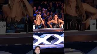 The woman preforms a Fusion with the falcon on AGT Americas Got Talent [upl. by Rebane]