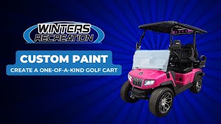 Evolution amp Club Car Golf Cart Stunning Custom Paint Options [upl. by Neerod]