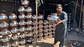 How is Afghanistan’s famous pressure cooker made from engine block at Ahmed Shah Mohsinzada factory [upl. by Rafaela]