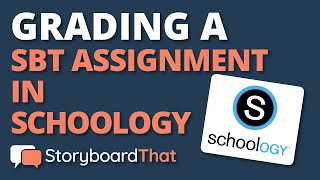 Creating and grading a Storyboard That assignment in Schoology [upl. by Danuloff]