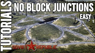 NonBlocking Junctions Guide  Tutorial  Workers amp Resources Soviet Republic Guides [upl. by Anerom108]