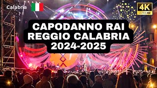 Capodanno Rai  REGGIO CALABRIA 20242025 [upl. by Shields]