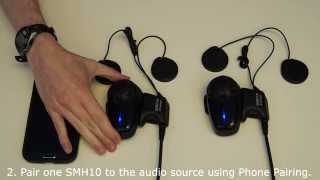 Music Sharing on Two Sena SMH10 Headsets [upl. by Harat]