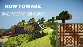 How to make a Dancing floor in minecraft  Minecraft Tutorial [upl. by Jennica]