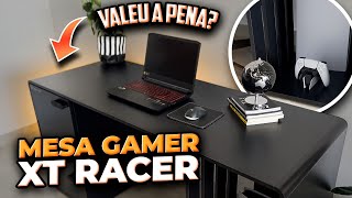 MUITO LINDA Testamos a MESA GAMER XT Racer Mesa para escritório home office e jogos 🤩 [upl. by Allicerp965]