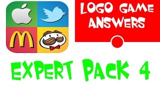 Logo Game  Expert Pack 4  Walkthrough  All Answers [upl. by Fachan]