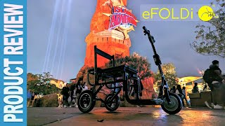 eFOLDi Scooter  TSA Approved amp Only Weighs 33 LBS [upl. by Lesli]