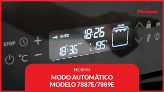 Horno eléctrico empotrable Modo automático modelo 7887E7889E [upl. by Einnos]