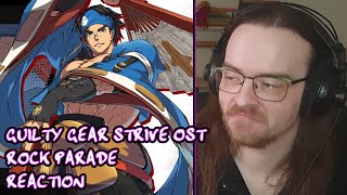 GUITARIST REACTS to Guilty Gear Strive OST  Rock Parade ANJI THEME [upl. by Retrop224]