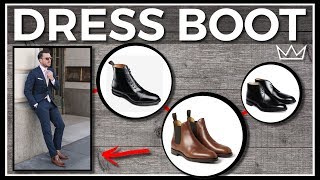 DRESS BOOT o que é e como usar bota social masculina [upl. by Spratt]