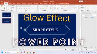 របៀបធ្វើ PowerPoint Glow Effect [upl. by Kampmann]