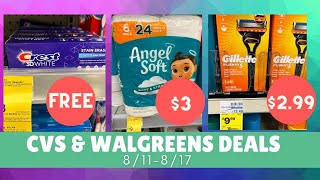 Top CVS amp Walgreens Deals 811817 cvsdeals walgreensdeals [upl. by Dey]