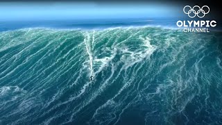 Are these the largest Waves ever surfed  Nazare 2020 The Beast Awakens [upl. by Esserac831]