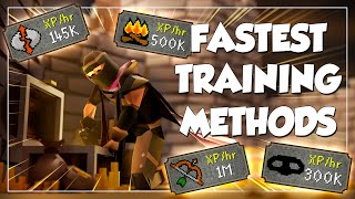 The FASTEST OSRS Training Methods In 2024 [upl. by Anelegna]