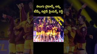 PRO KABADDI SEASON 11 ALL TEAMS RETAINED PLAYERS LIST IN TELUGU  PKL 11 ALL TEAMS RETAINED PLAYERS [upl. by Aennil]