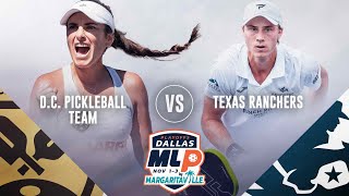 Texas Ranchers vs DC Pickleball Team  Premier Quarterfinal 2 Match 1  MLP Dallas Playoffs 2024 [upl. by Aivan]