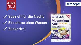 tetesept Magnesium 500 Nacht Direkt Sticks [upl. by Fanchet679]