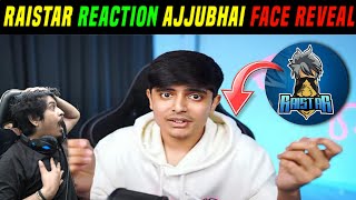 RAISTAR REACTION On AJJUBHAI FACE REVEAL 😱🔥 Raistar face reveal video  Total Gaming face reveal [upl. by Ami]