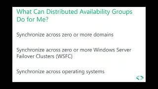 2019 04 09 Migrate Your Databases with Distributed AGs by Elizabeth Noble [upl. by Rodd]