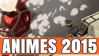 ANIMES OUTONO 2015 Shingeki Kyojin Chuugakkou  Primeiras Impressões [upl. by Ineslta434]