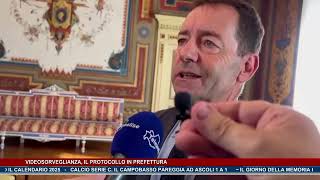 Videosorveglianza il protocollo in prefettura  Trsp  news del 311024 [upl. by Ennaeed439]