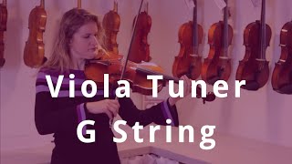 Viola Tuning G String Sound [upl. by Adnilrem39]