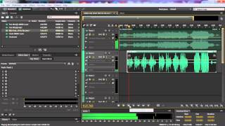 ADOBE AUDITION  Ses Ekleme KesmeBirleştirme [upl. by Ecnarrot]