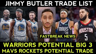 Golden State pala ang GUSTO ni Jimmy Butler POTENTIAL BIG 3 Mavs Rockets POTENTIAL trade [upl. by Pasia]