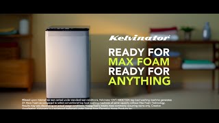 Kelvinator Washing Machine  Ready for Max Foam Ready for Anything  Telugu [upl. by Annaear]