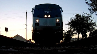 Amtrak Train Runs Over Camera in Ybor City FL [upl. by Nnail687]