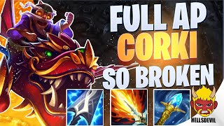 WILD RIFT  NEW FULL AP CORKI BUILD IS BROKEN  Challenger Corki Gameplay  Guide amp Build [upl. by Liscomb]