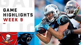 Buccaneers vs Panthers Week 9 Highlights  NFL 2018 [upl. by Stewardson]