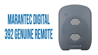 Marantec Digital 392 Genuine Remote Video Description [upl. by Hayn570]