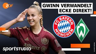 FC Bayern München – Werder Bremen Highlights  FrauenBundesliga 2 Spieltag 202223  sportstudio [upl. by Cissy920]