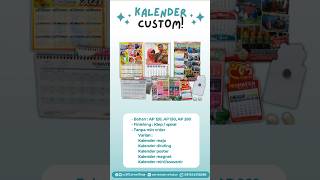 ingin kalender yang berkualitas hubungi sidCornerShop [upl. by Elyn165]