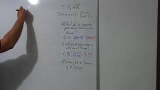 Transformaciones Lineales de P2 a R2 Representa el Kernel y Vectores del Rango [upl. by Lekcim259]