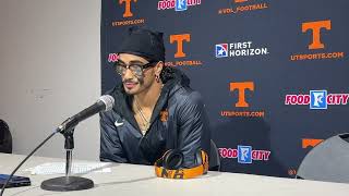 Tennessee QB Nico Iamaleava Reacts to Vols’ Loss at Georgia on Saturday Night  Postgame Presser [upl. by Velvet]