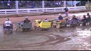 Lawn Mower Demo Derby Alexandria Ky Fairgrounds 9172011 [upl. by Oirretna]