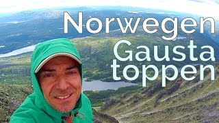 Norwegen Wanderung Gaustatoppen Aussicht amp Bergbahn Gaustabanen [upl. by Stanfill]