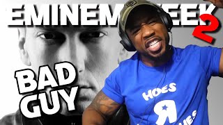 EMINEM  BAD GUY  REACTION [upl. by Gwendolen444]