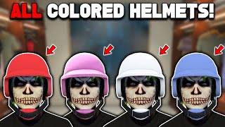 How To Get Every Colored Bulletproof Helmet In GTA 5 Online [upl. by Trinatte139]