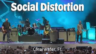 Social Distortion in Clearwater FL 2024 [upl. by Chow]