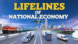 Lifelines of National Economy Class 10 full chapter Animation  Class 10 Geography Chapter 7 [upl. by Snebur615]