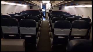 CABIN TOUR American Airlines US Airways Airbus A321 nonrefurb [upl. by Alika]